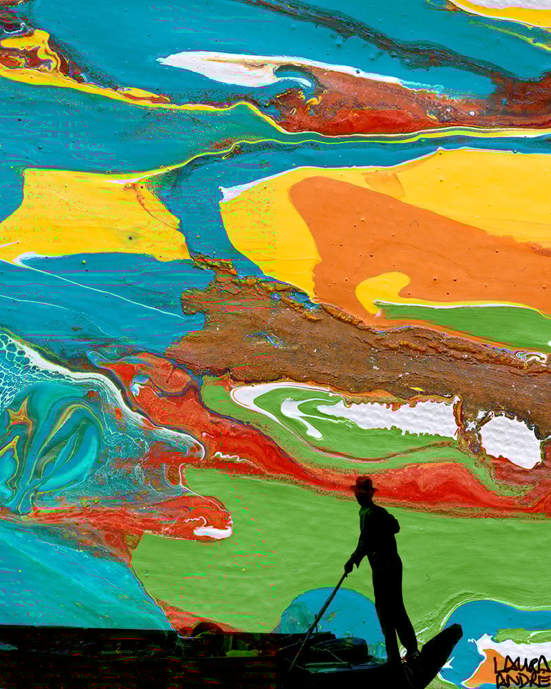 WATERWAYS OF CAMBODIA II - LIMITED EDITION | Laura Andre Abstracts